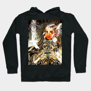 Cyber Art Deco space Hoodie